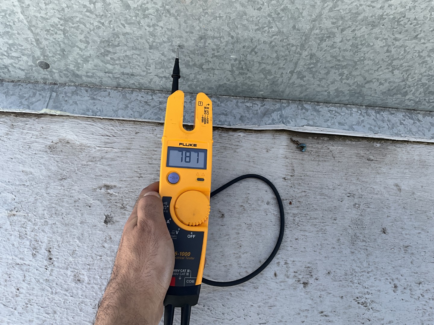 Failed Reading during Inspection Using Multimeter